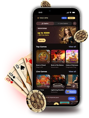 Vinci Spin Casino Mobile